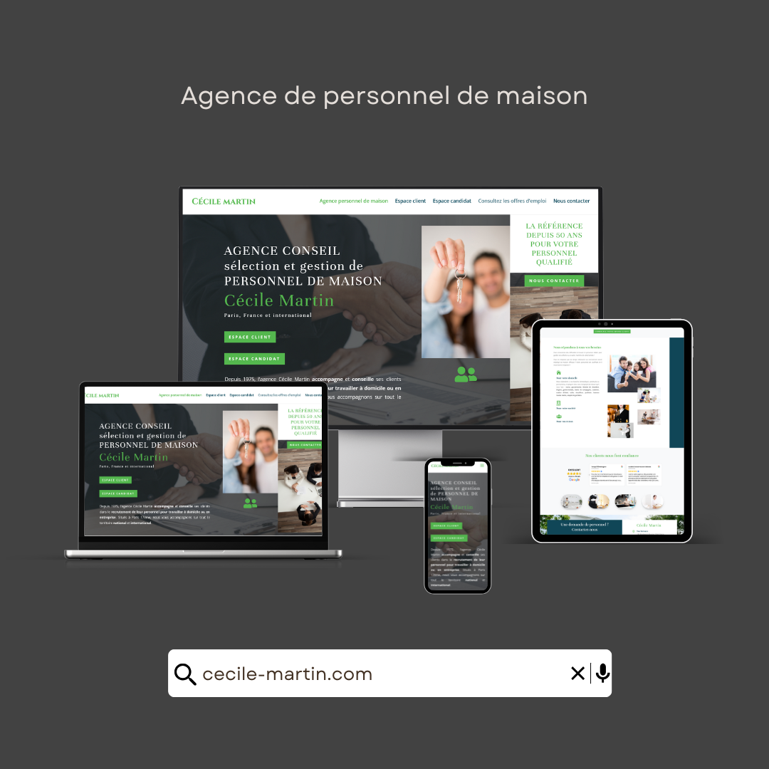 Agence de personnel de maison Cécile Martin